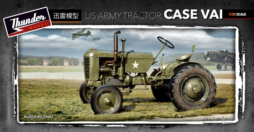 1:35 Сборная модель Американский аэродромный трактор Case VAI - TM35001
