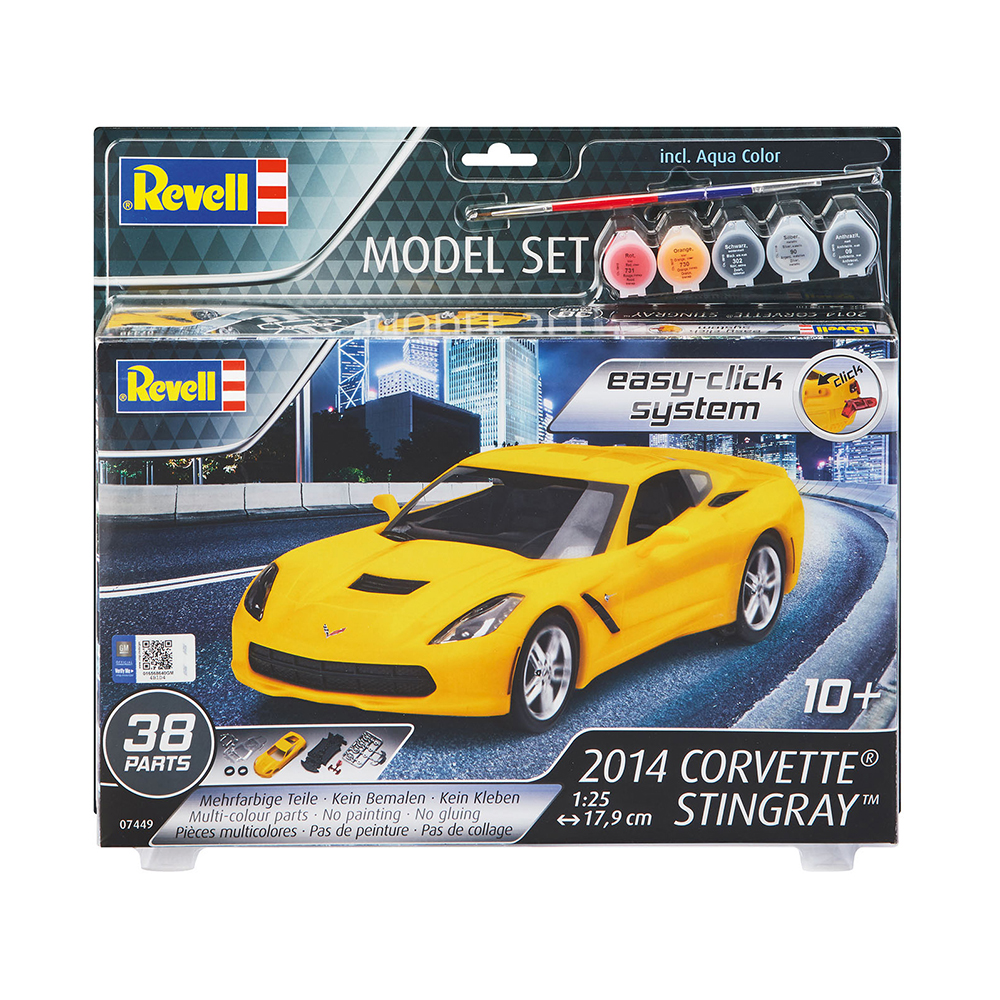 1:25 Сборная модель CORVETTE Stingray 2014 (подарочный набор) - 67449