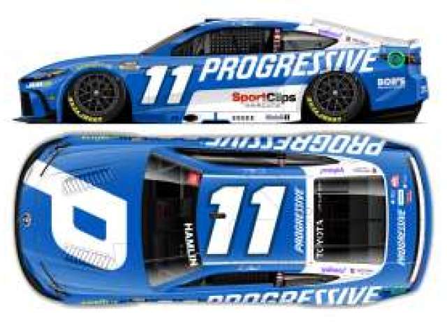 1:24 TOYOTA Camry XSE #11 Denny Hamlin *Progressive*, white/blue 2026 - C112622PRODH