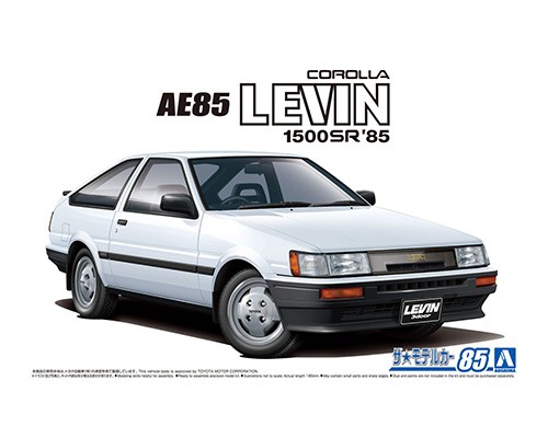 1:24 Сборная модель Toyota Corolla Levin AE85 1500SR 85 - 05968
