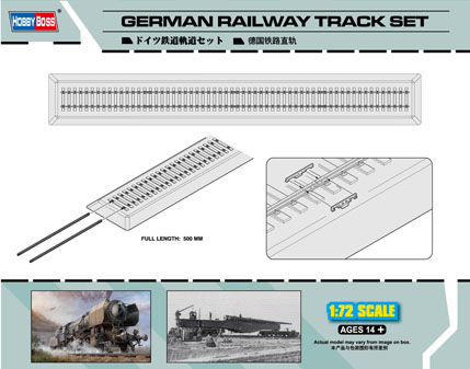 1:72 Сборная модель Рельсы: German Railway Track set - 82902