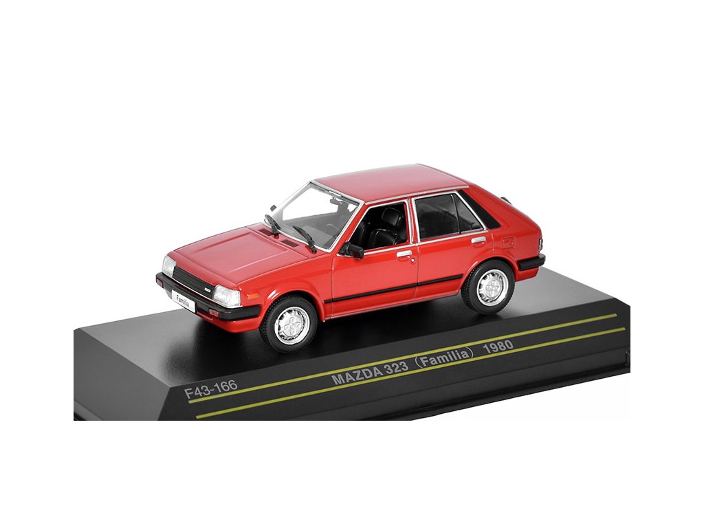 1:43 MAZDA 323 Familia (1980), red - F43-166