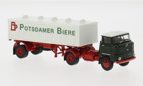 1:87 IFA W 50 Bier-SZ Potsdamer Biere (1965), dark green/red - 71219