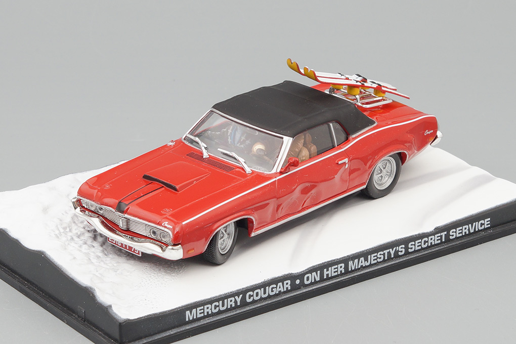 1:43 MERCURY Cougar On Her Majestys Secret Service 1969, Red - JB21