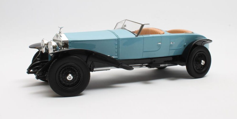 1:18 ROLLS ROYCE New Phantom Barker Tourer #10EX 1926 Blue - MXL1705-012