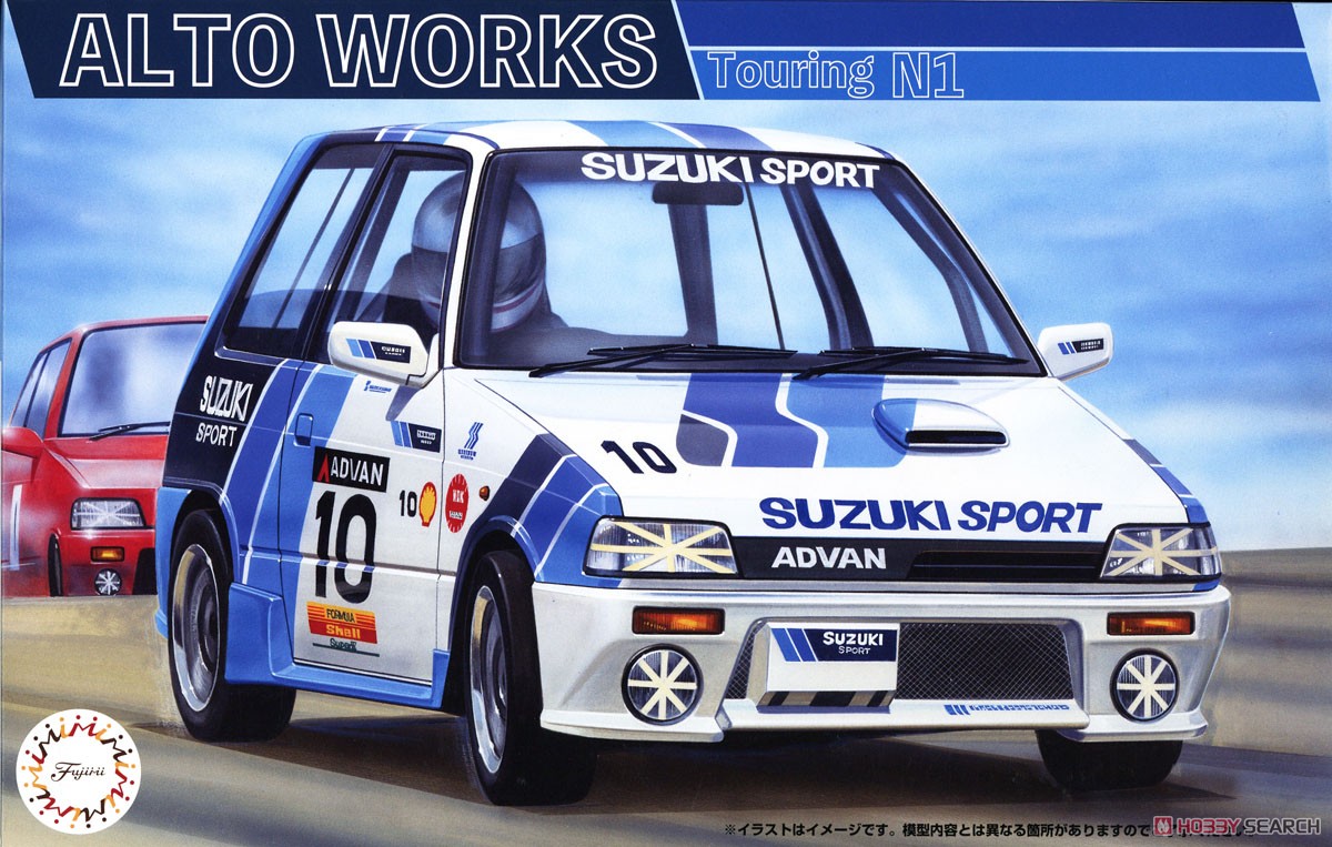 1:24 Сборная модель SUZUKI Alto Works Touring N1 - 04765