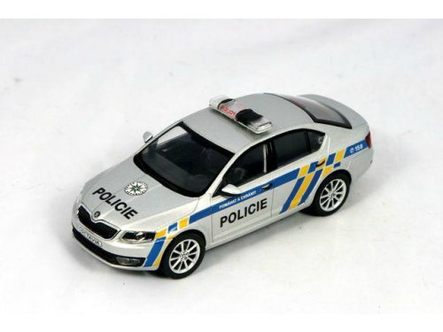 1:43 SKODA Octavia III Police Czech Republic (2012), silver - 026XX