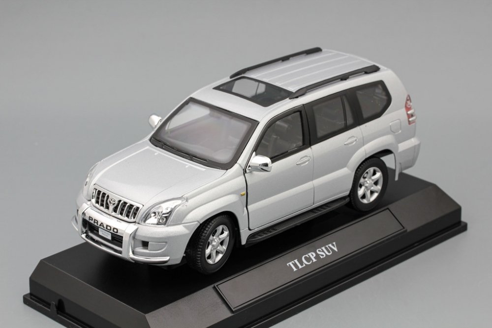 1:24 TOYOTA Land Cruiser Prado SUV, silver - 125-004