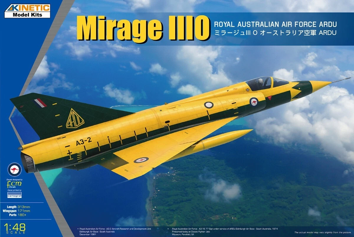 1:48 Сборная модель Mirage IIIO Royal Australian Air Force ARDU - K48145