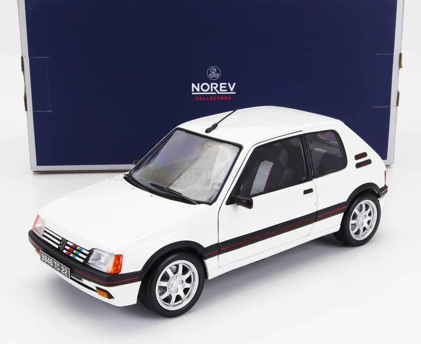 1:18 PEUGEOT 205 Gti 1.9 1989, White - 184842