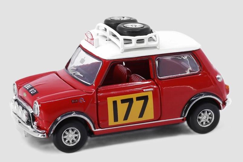 1:50 MINI Cooper Mk1 Rally #177, red/white - ATC66018