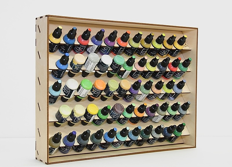 Полка настольно-подвесная под баночки 26,5 мм. Pacific88-AERO и Art-color - POL-26.5-02