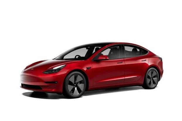1:18 TESLA Model 3 (2021), Red Met - LS086A
