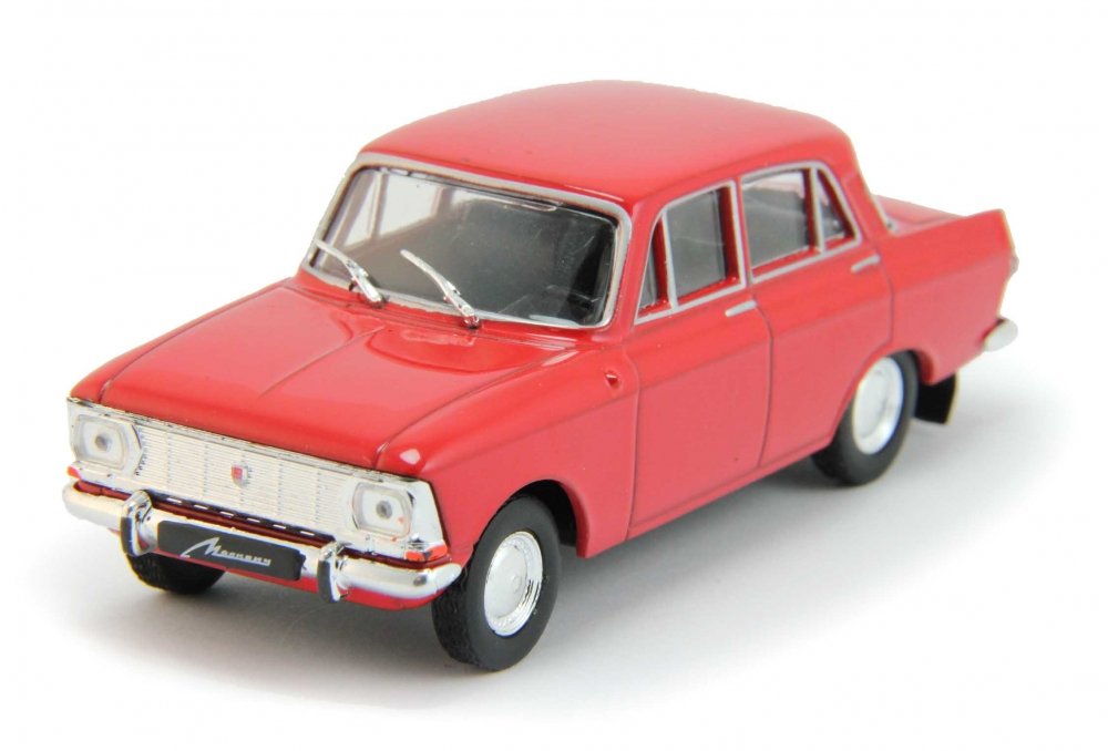 1:43 МОСКВИЧ 412, Автолегенды СССР 46, ярко-красный - AL046