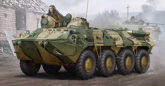 1:35 Сборная модель БТР-80 АПЦ - 01594