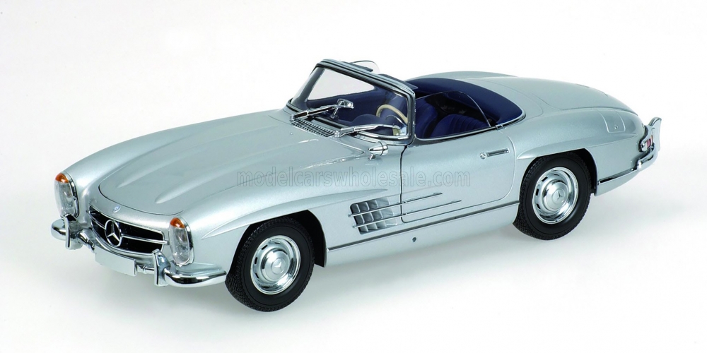 1:18 MERCEDES BENZ 300sl Roadster Spider (w198) (1957), Silver - 180039030