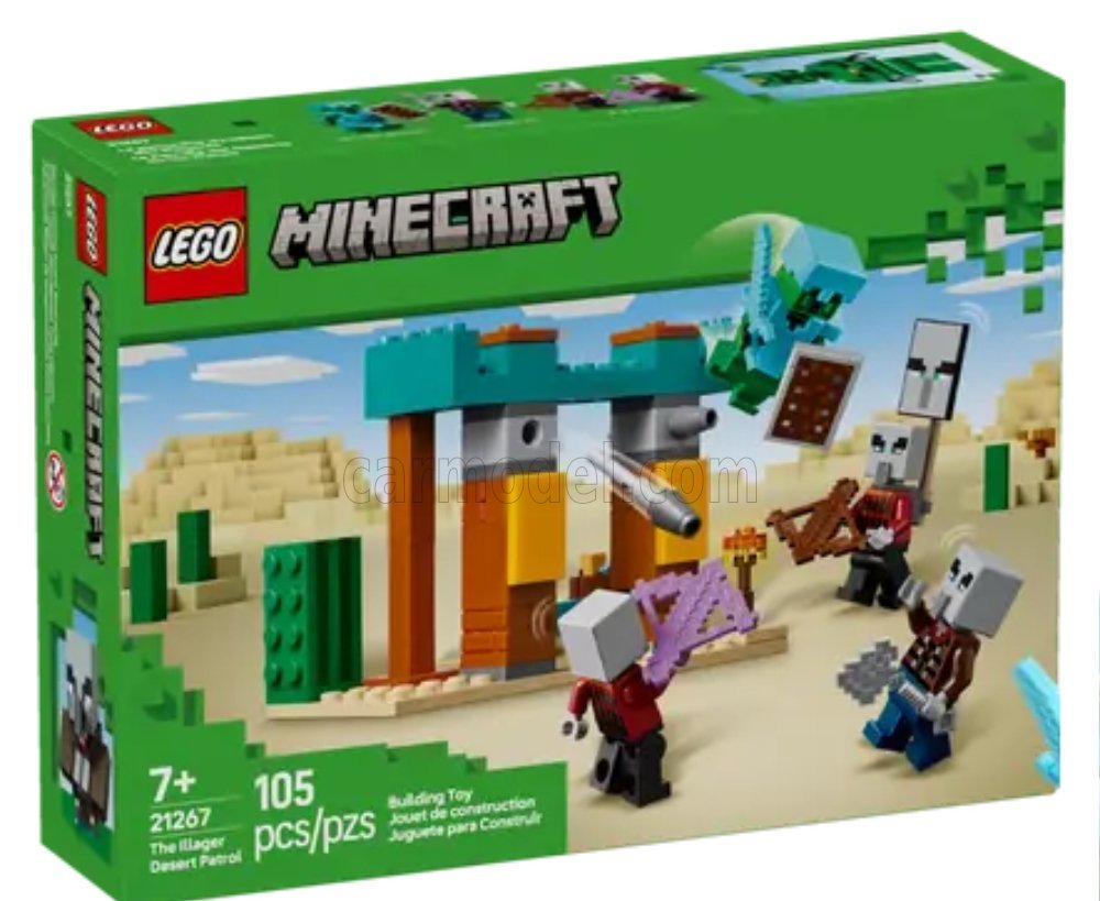 Сборная модель Lego Minecraft - The Illager Desert Patrol - 105 штук - 21267
