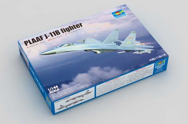 1:144 Сборная модель Китайский истребитель J-11B - 03915