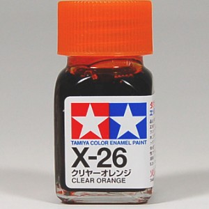 Краска эмалевая глянцевый прозрачный оранжевый X-26 Clear orange, 10 мл. - 80026