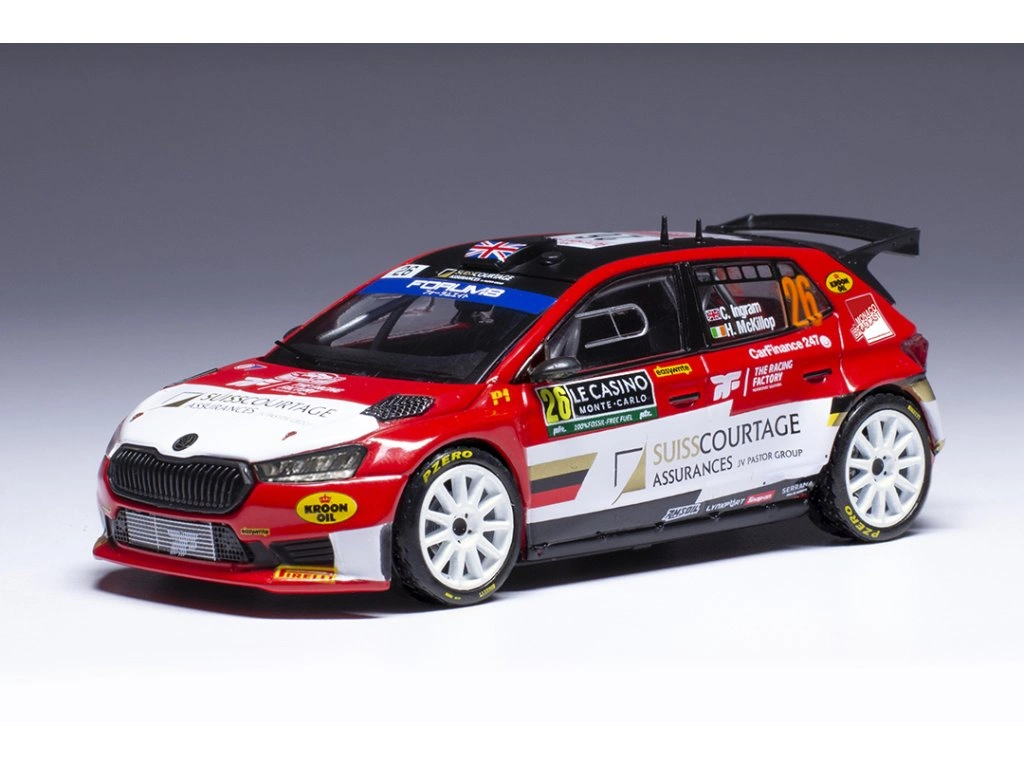 1:43 SKODA Fabia Rally2 №26 WRC Rallye Monte Carlo C.Ingram-H.MCKillop (2024) - RAM922SPLQ