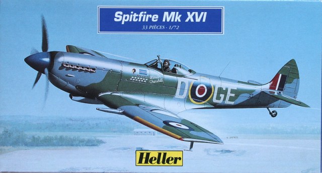 1:72 Сборная модель Самолет Spitfire Mk XVI - 80282
