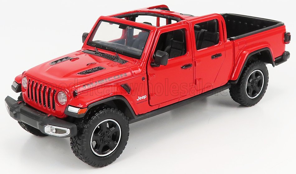 1:27 JEEP Gladiator Pick-up Rubicon Hard-top Open (2020), red - 79370R