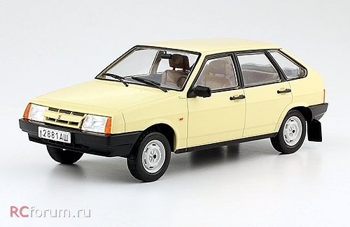 1:24 Волжский автомобиль 2109 'Самара', Легендарные Советские Автомобили 48, бежевый - LSA048