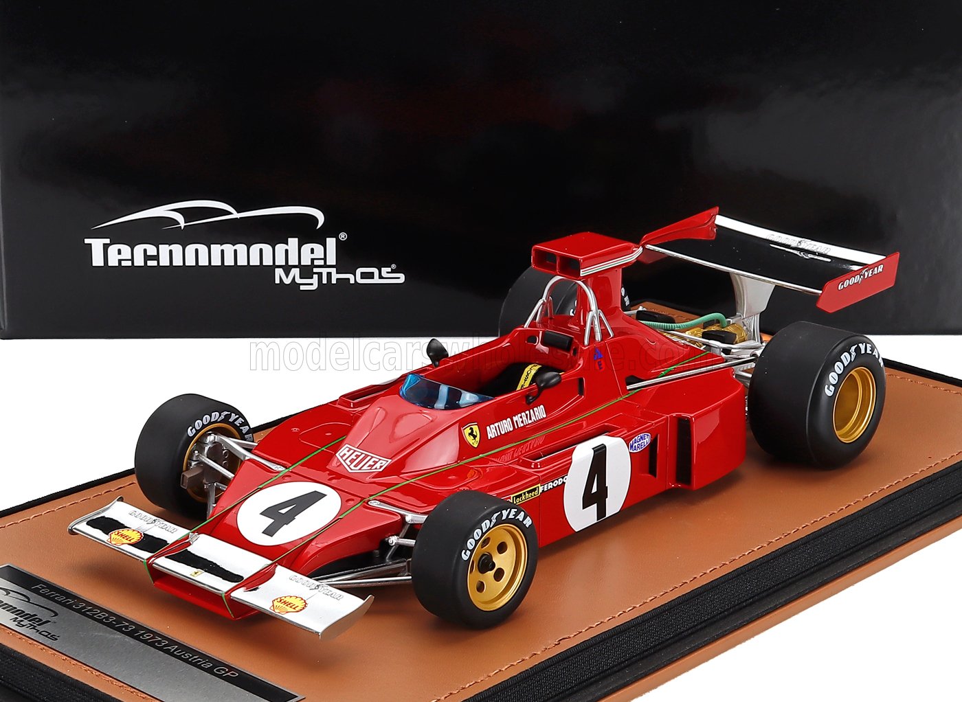 1:18 FERRARI F1 312 B3 №4 Austrian Gp Arturo Merzario (1973) , Red - TM18-411A