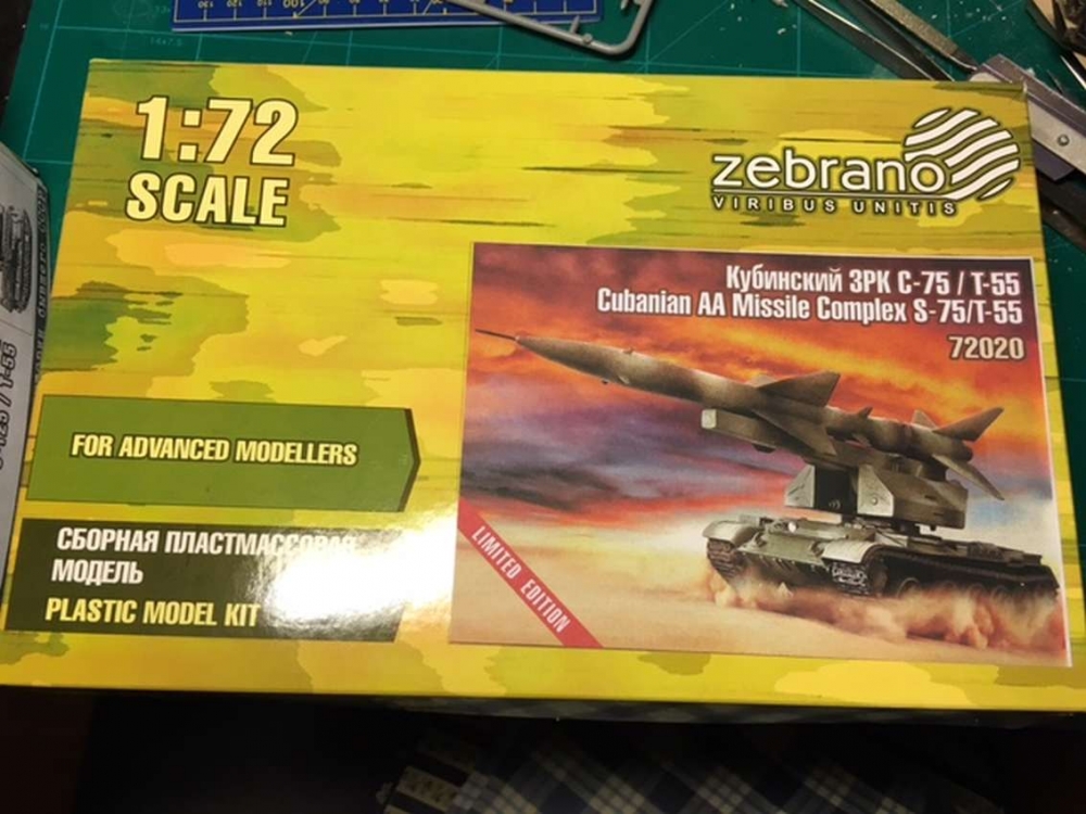 1:72 Сборная модель Кубинский ЗРК С-75 / Т-55 - 72020