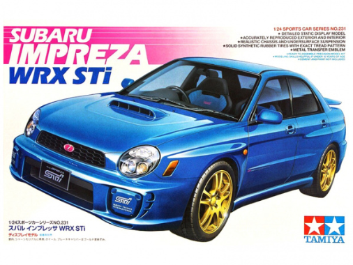 1:24 Сборная модель Subaru Impreza WRX STi - 24231