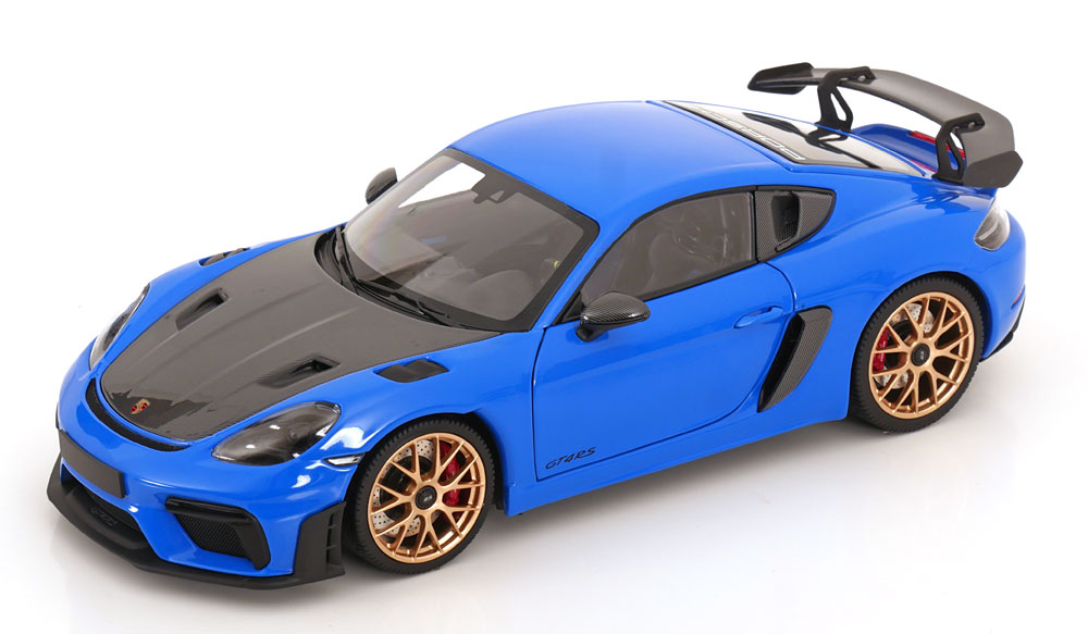 1:18 PORSCHE Cayman GT4 RS (2024), blue carbon-grey - 110062121