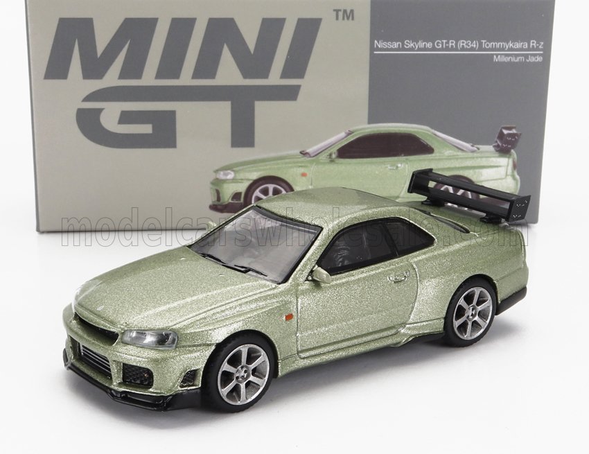 1:64 NISSAN Skyline Gt-r (r34) Tommykaira R-z Rhd (1999), Grey - MGT00697-R