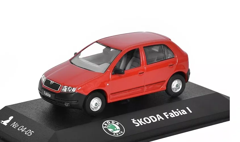 1:43 SKODA Fabia Junior, red - 05049