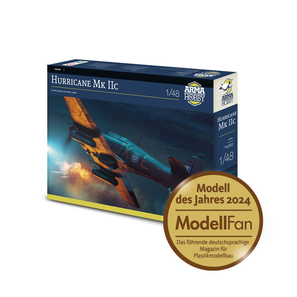 1:48 Сборная модель Hurricane Mk IIc - AH40004