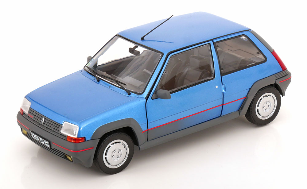 1:18 RENAULT 5 GT Turbo (1985), light blue-metallic - S1810004