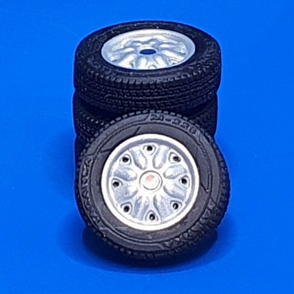 1:43 Комплект колес (4 шт.) (3110) в сборе - ICVA006