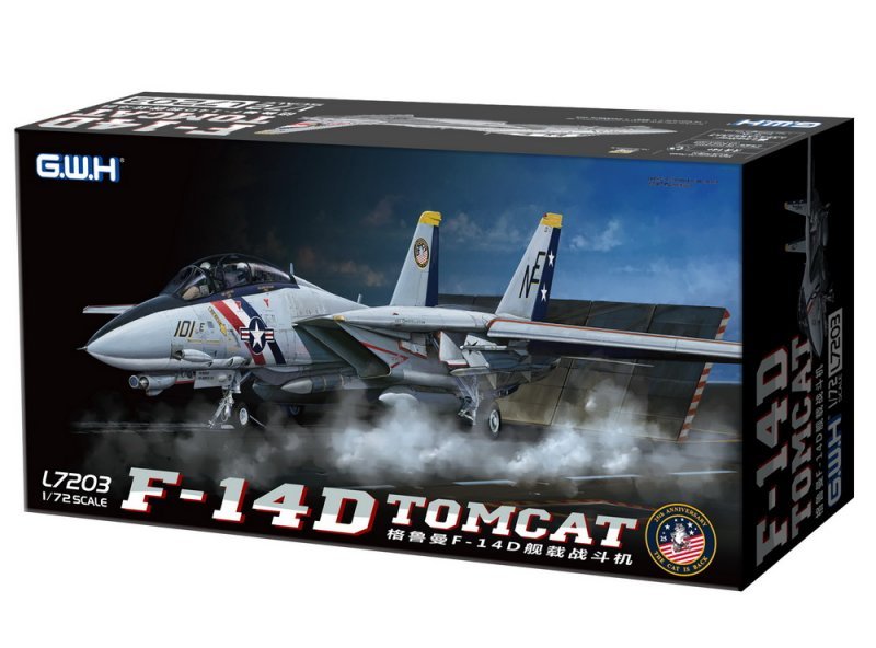 1:72 Сборная модель Самолет F-14D - L7203