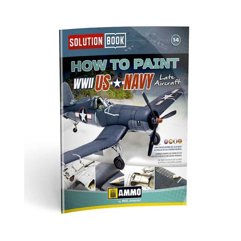 Книга Solution Book 14 - How to Paint US Navy WWII Late (английский) - A.MIG-6523