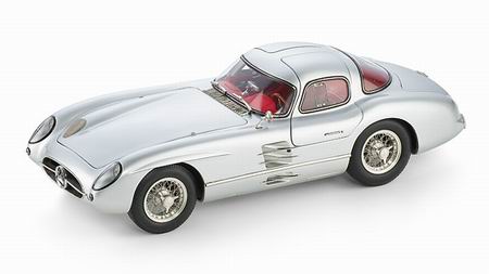 1:18 MERCEDES-BENZ 300 SLR Uhlenhaut Coupe 1955, silver - M-076