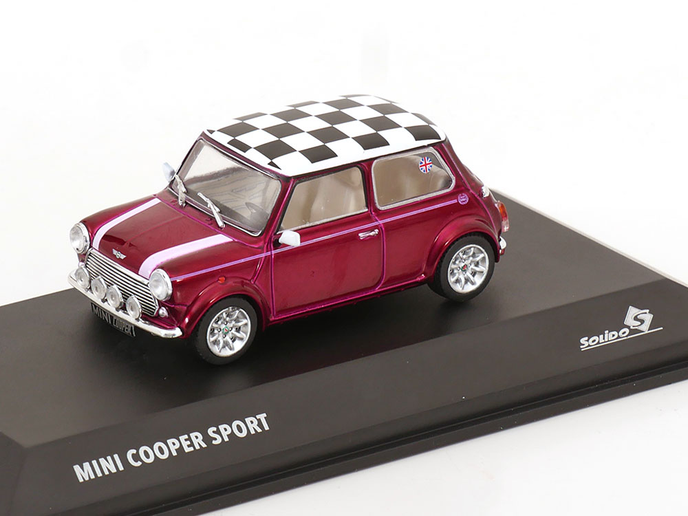 1:43 MINI Cooper Sport (1997), purple-metallic white black - S4316604