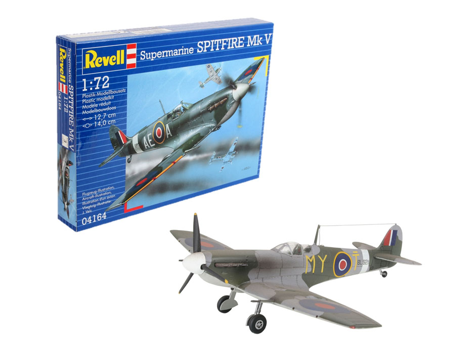 1:72 Сборная модель Британский истребитель Spitfire Mk V B - 04164