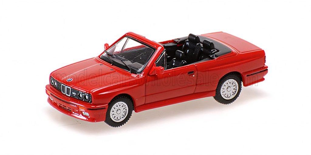 1:87 BMW 3-series M3 (e30) Cabriolet Open (1988), Red - 870020230
