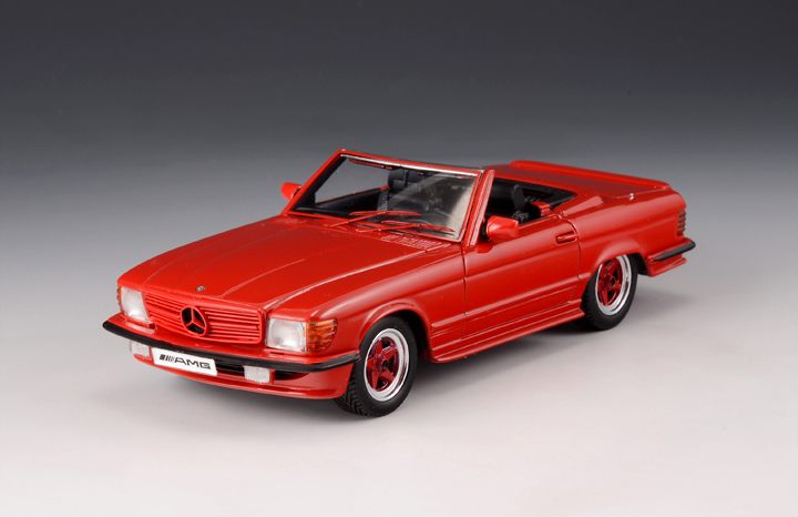 1:43 MERCEDES-BENZ 500SL AMG (R107) Roadster 1980 Red - GLM206101