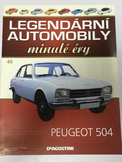 1:43 PEUGEOT 504, Legendarni automobily minule ery 46 - LAME046