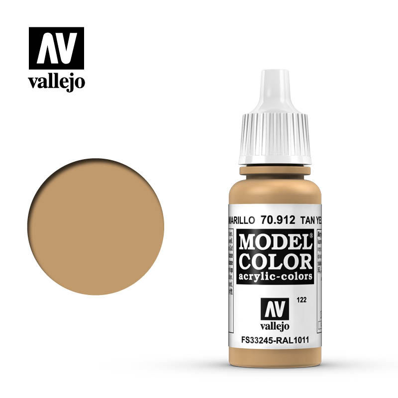 Краска акриловая `Model Color Бронза желтая/ Tan yellow - 70912