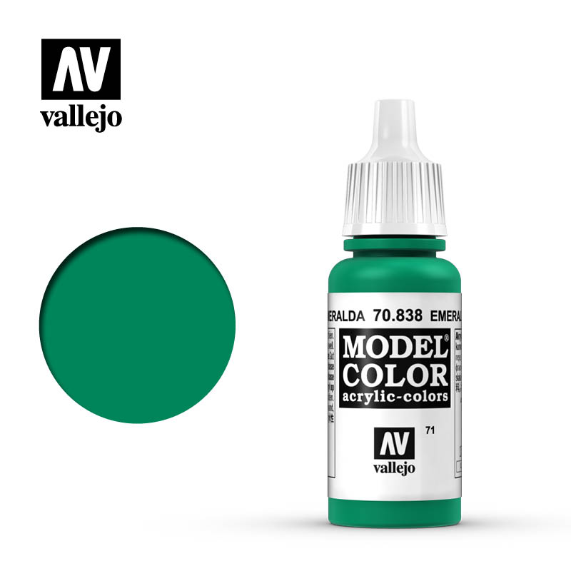Краска акриловая `Model Color Изумрудный/Emerald - 70838