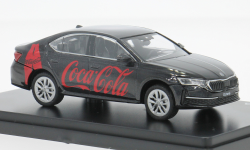 1:43 SKODA Octavia IV FL  Coca Cola (2024), black - 048F04