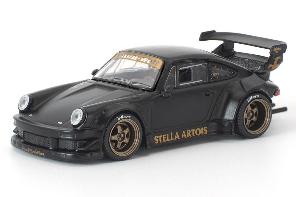 1:64 PORSCHE RWB 930 *STELLA ARTOIS*, matte black - PR640468