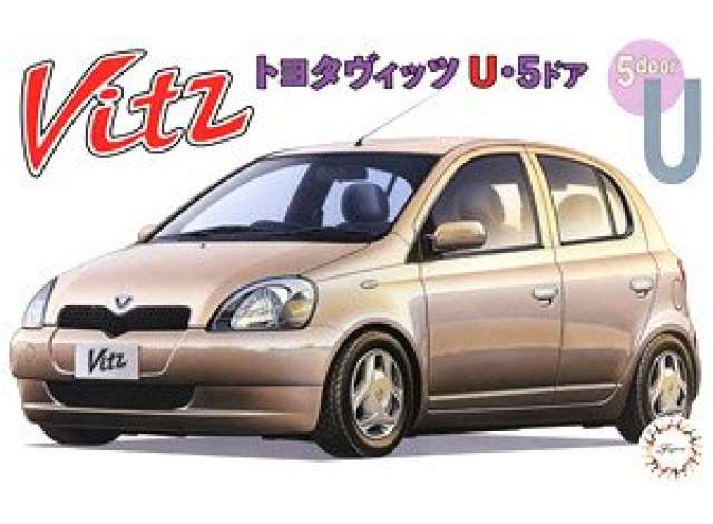 1:24 Сборная модель Toyota Vitz U 5 Doors - 047386