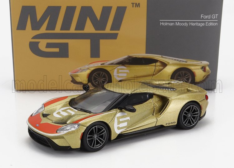 1:64 FORD Gt Heritage Edition №5 Holman Moody (2022), Gold Red - MGT00536-L